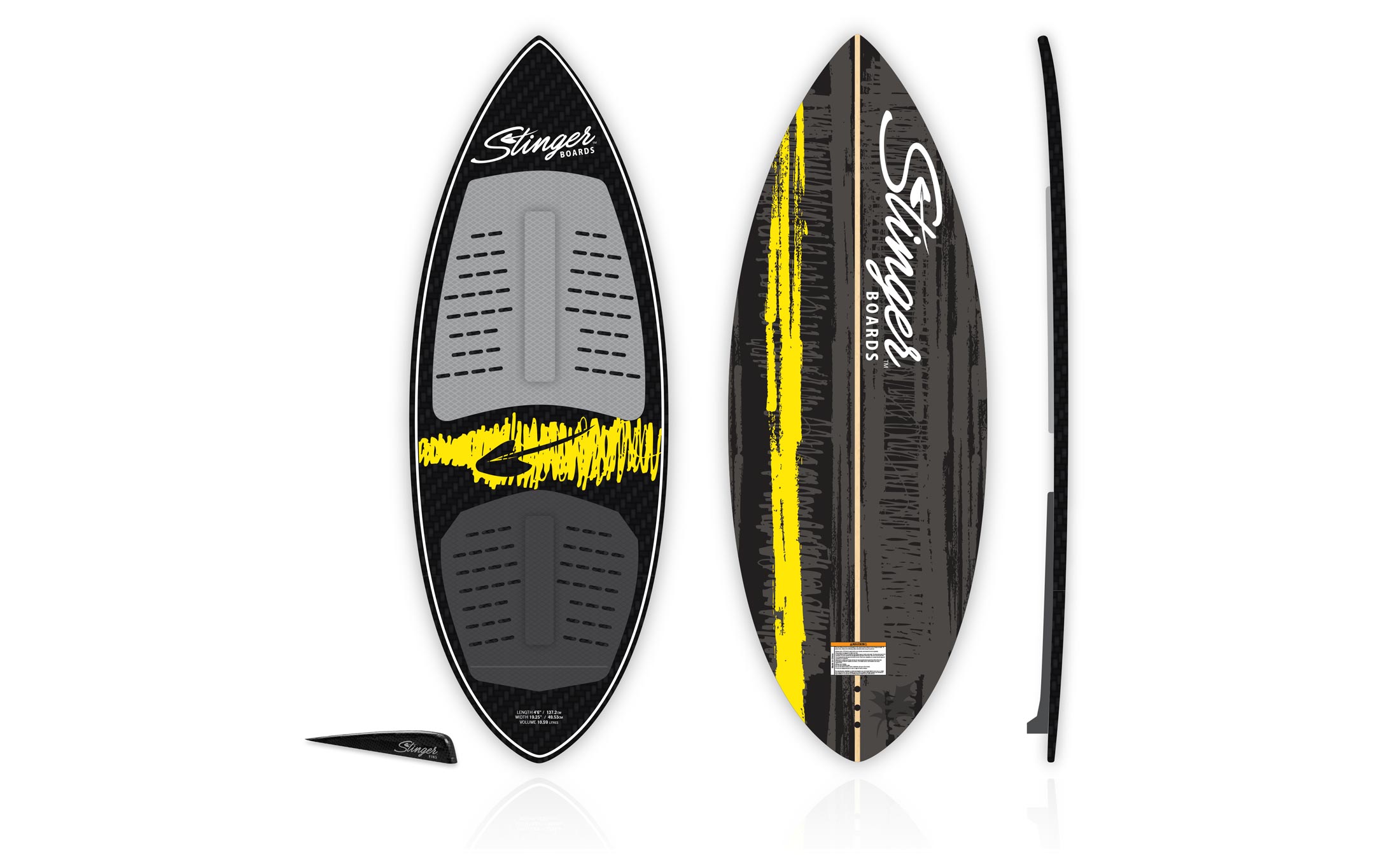 Stinger Wake Skim 4'6" Package