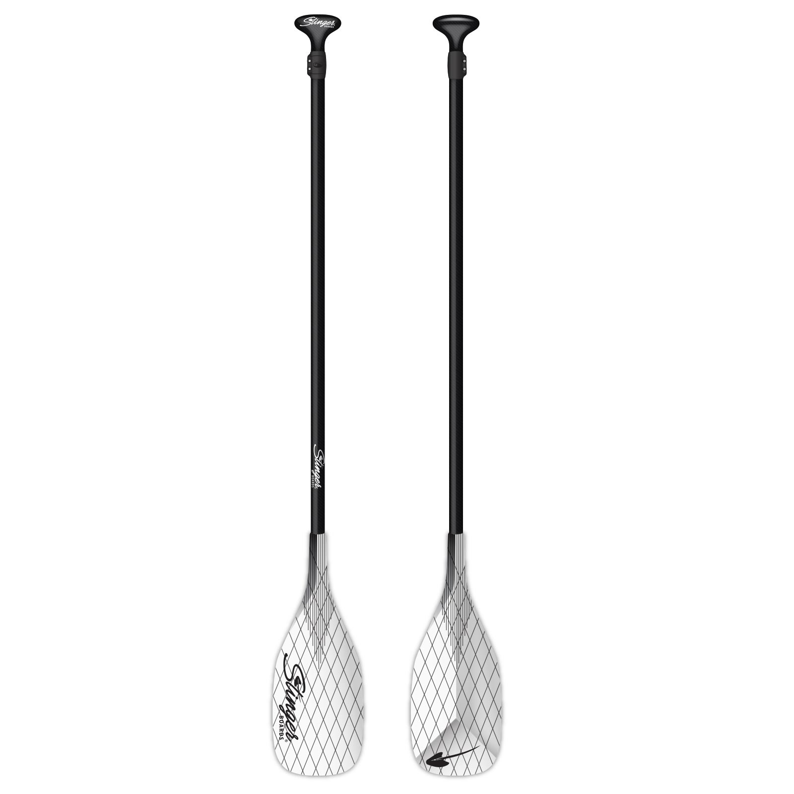 Stinger 2 pc carbon shaft, composite blade paddle.